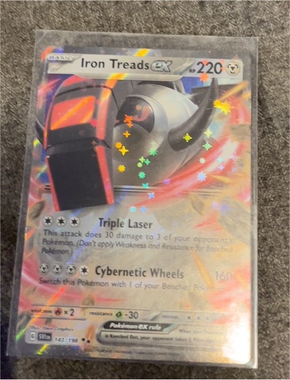 2023 Pokémon Scarlet & Violet #143 Iron Treads ex — front