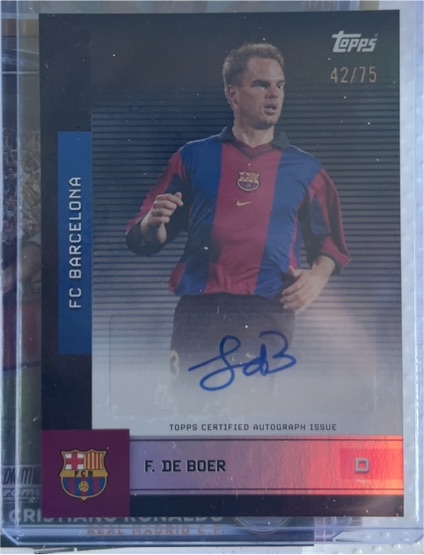 2024 Topps FC Barcelona #42/75 F. de Boer — front