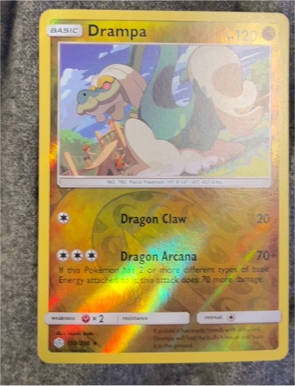 2017 Pokemon Guardians Rising #97 Drampa — front