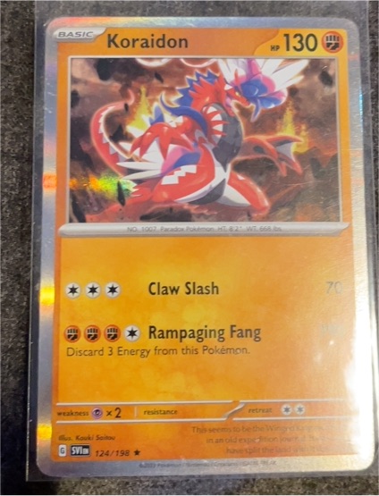 2023 Pokémon Scarlet & Violet #124 Koraidon — front