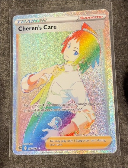 2022 Pokémon Brilliant Stars #177 Cheren's Care — front