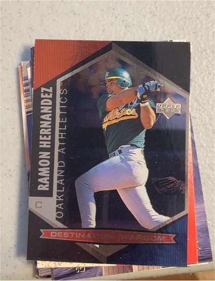 1998 Upper Deck Destination Stardom #DS47 Ramon Hernandez — front