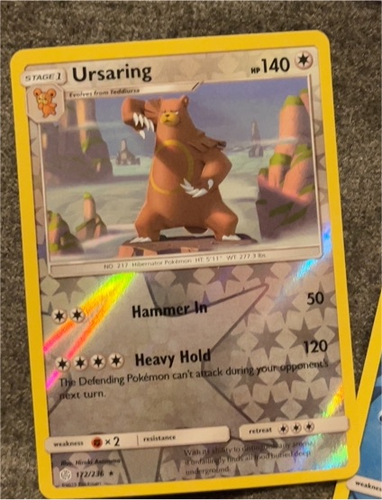 2019 Pokemon Cosmic Eclipse #172 Ursaring — front