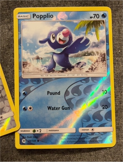 2021 Pokemon McDonald's 25th Anniversary #23 Popplio — front
