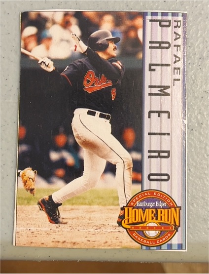 1998 Hamburger Helper Home Run Heroes #2 Rafael Palmeiro — front