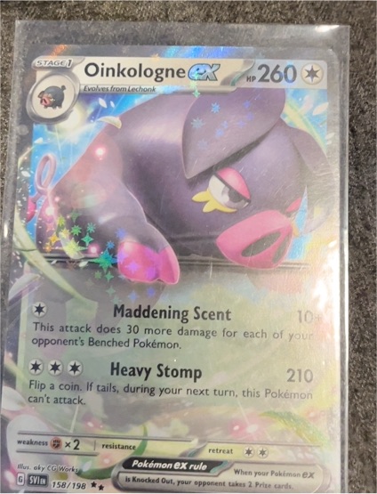 2023 Pokémon Scarlet & Violet #158 Oinkologne ex — front