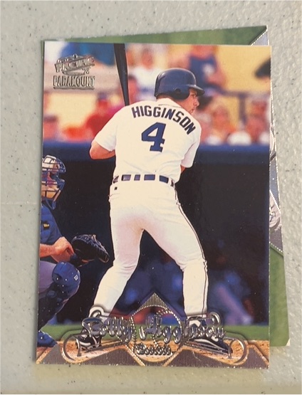 1998 Pacific Paramount #4 Terry Higginson — front