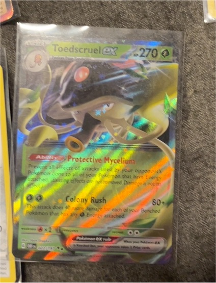2024 Pokémon SV03: Obsidian Flames #022 Toedscruel ex — front
