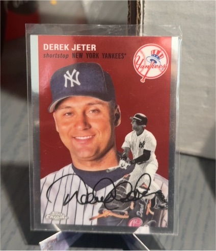 2023 Topps Chrome Platinum Anniversary #396 Derek Jeter — front