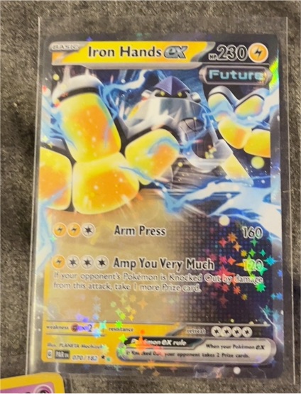 2024 Pokémon TCG Paradox Rift #070 Iron Hands ex — front