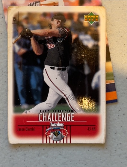 2001 Upper Deck Twizzlers Big League Challenge #1 Jason Giambi — front
