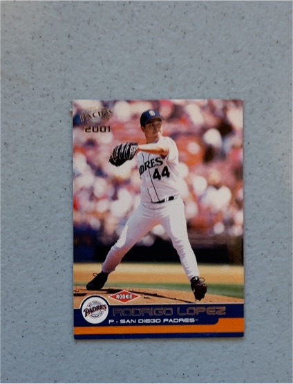 2001 Pacific #44 Rodrigo Lopez — front