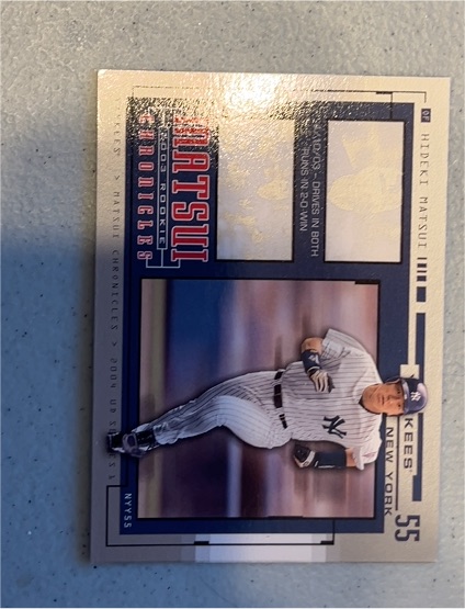 2004 Upper Deck #HM55 Hideki Matsui Matsui Chronicles — front