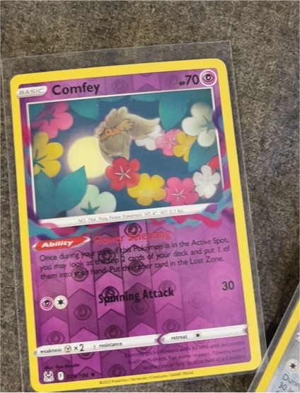 2022 Pokemon Lost Origin #079 Comfey — front