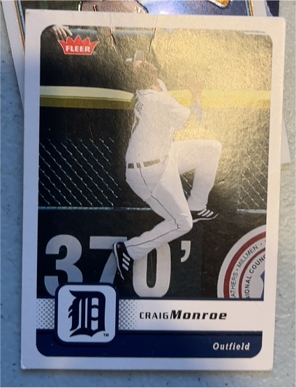2006 Fleer #370 Craig Monroe — front