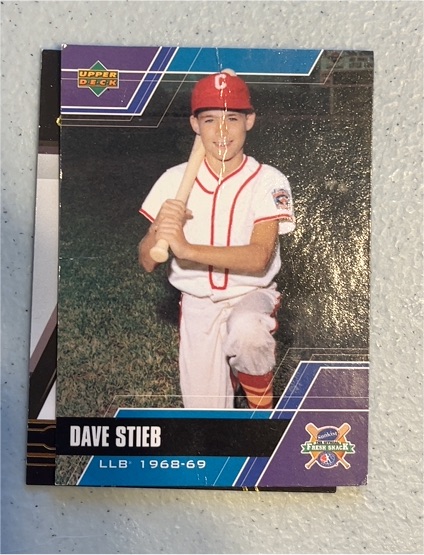 2004 Upper Deck Sunkist #6 Dave Stieb Little League — front