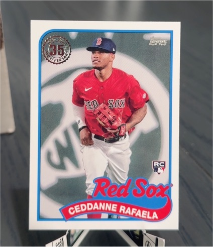 2024 Topps Series 1 1989 35th Anniversary #89B-72 Ceddanne Rafaela — front