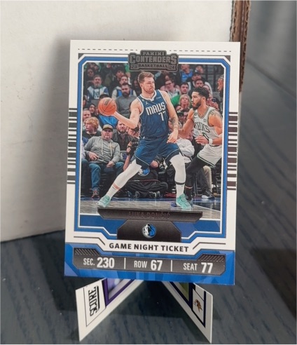 2023-24 Panini Contenders Game Night Ticket #21 Luka Doncic — front