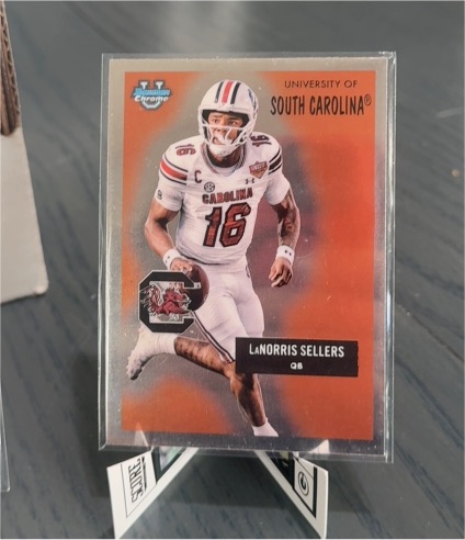 2025 Bowman University Chrome 1955 Bowman Football #55AV-3 LaNorris Sellers — front