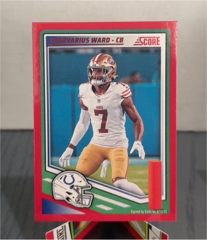 2025 Panini Score #147 Charvarius Ward — front