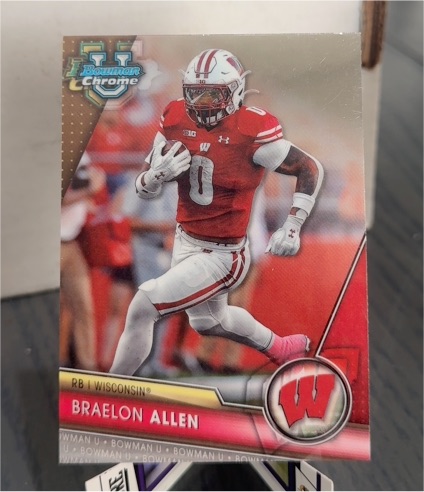 2023 Bowman Chrome University #183 Braelon Allen — front