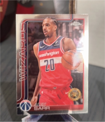 2025-26 Topps Chrome #218 Alex Sarr — front