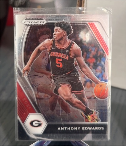 2021-22 Panini Prizm Draft Picks #65 Anthony Edwards — front