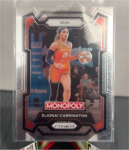 2024 Panini Prizm Monopoly WNBA #17 DiJonai Carrington Connecticut Sun — front