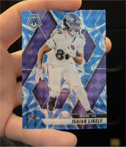 2025 Panini Mosaic #177 Isaiah Likely — front
