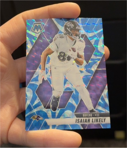 2025 Panini Mosaic #80 Isaiah Likely — front
