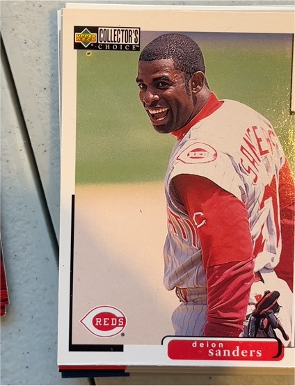 1998 Upper Deck Collector's Choice #70 Deion Sanders — front
