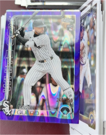 2025 Topps Chrome Update #USC165 Edgar Quero — front
