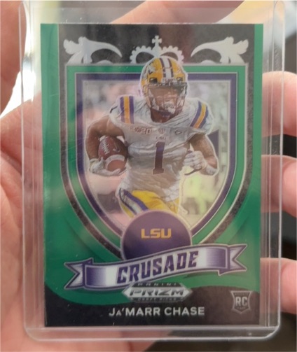 2021 Panini Prizm Draft Picks Crusade #162 Ja'Marr Chase — front