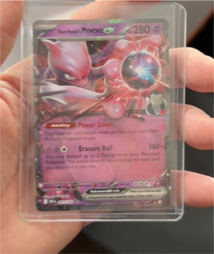 2025 Pokémon Destined Rivals #081 Team Rocket's Mewtwo ex — front