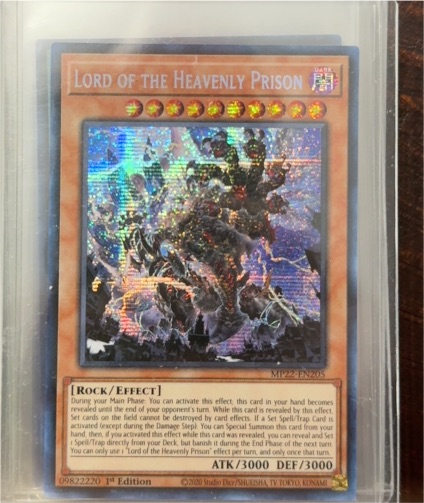 2022 Yu-Gi-Oh! MP22-EN205 Lord of the Heavenly Prison — front