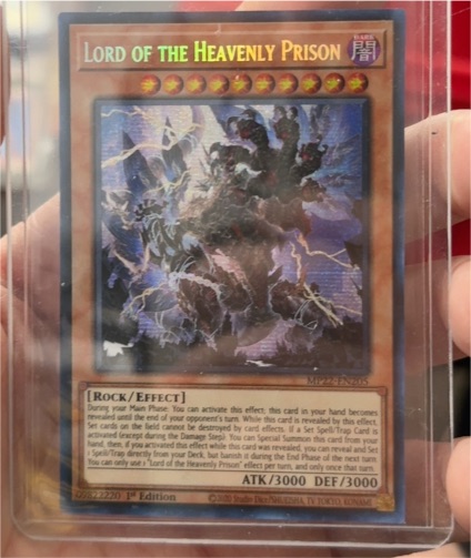 2022 Yu-Gi-Oh! MP22-EN205 Lord of the Heavenly Prison — front