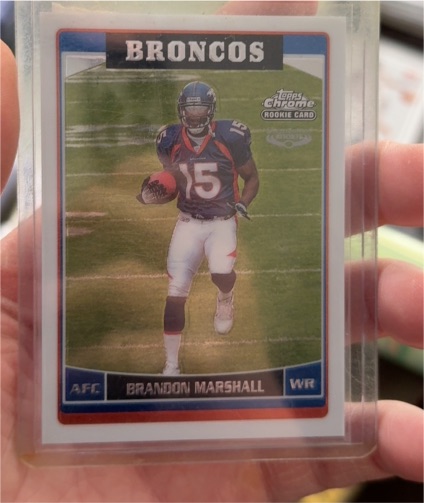 2006 Topps Chrome #263 Brandon Marshall — front