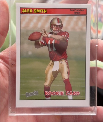 2005 Topps Bazooka #194 Alex Smith — front