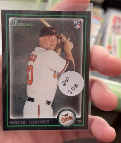 2010 Bowman Draft Picks & Prospects #BDP97 Rhyne Hughes — front