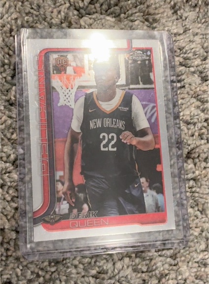 2025-26 Topps Chrome #263 Derik Queen — front