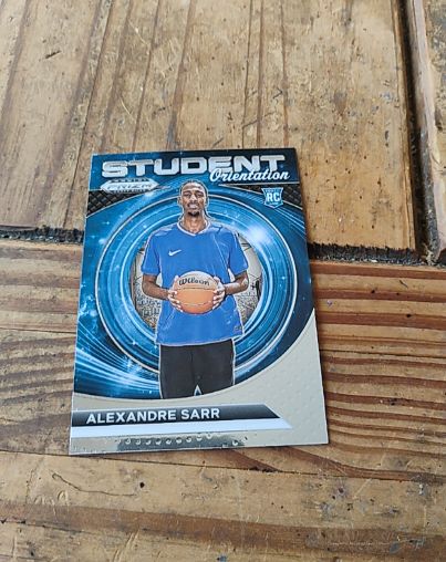 2024 Panini Prizm Draft Picks Student Orientation #17 Alexandre Sarr — front
