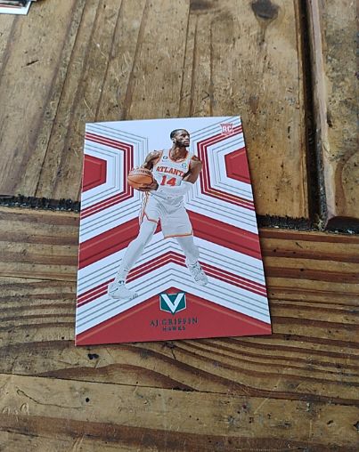 2022-23 Panini Chronicles #174 AJ Griffin Vertex RC Atlanta Hawks — front