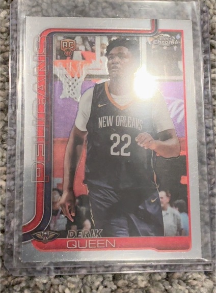 2025-26 Topps Chrome #263 Derik Queen — front
