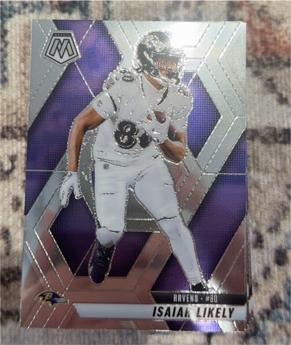 2025 Panini Mosaic #177 Isaiah Likely — front
