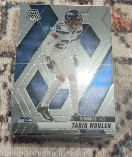 2025 Panini Mosaic Football #116 Tariq Woolen — front
