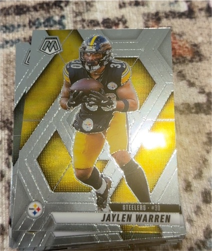 2025 Panini Mosaic #144 Jaylen Warren — front