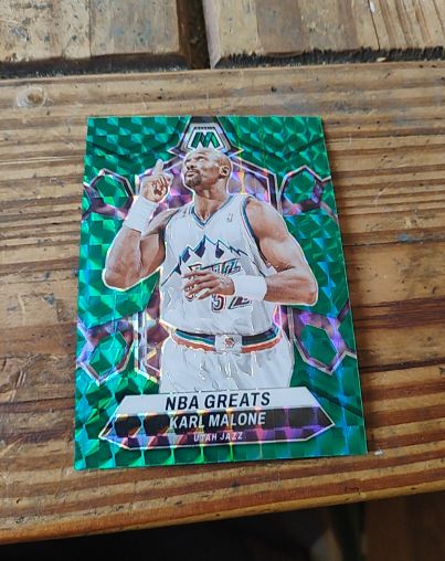 2023-24 Panini Mosaic #297 Karl Malone NBA Greats — front