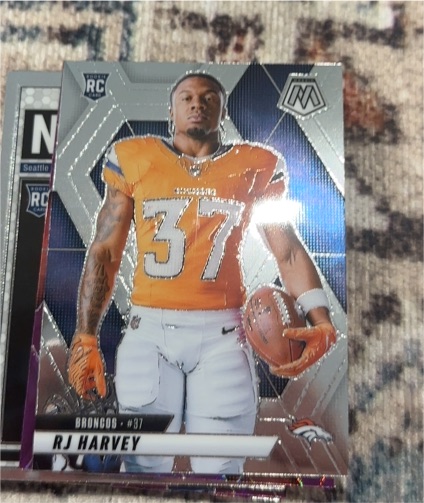 2025 Panini Mosaic #284 RJ Harvey — front