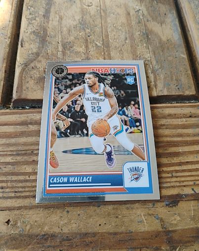 2023-24 Panini NBA Hoops Premium Stock #76 Cason Wallace — front