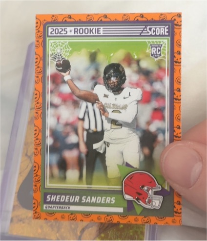 2025 Panini Score #15 Shedeur Sanders — front